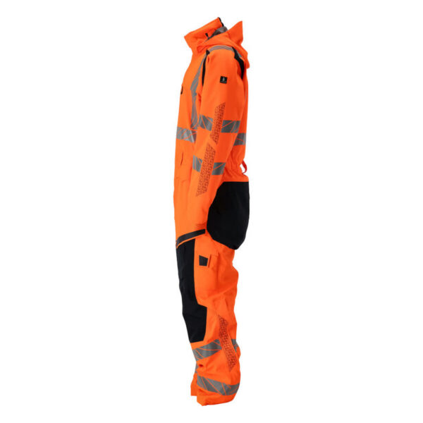 MASCOT-19019-449-hi-vis-orange-schwarzblau-side - Toolcon.works MASCOT Winteroverall ACCELERATE SAFE 19019-449