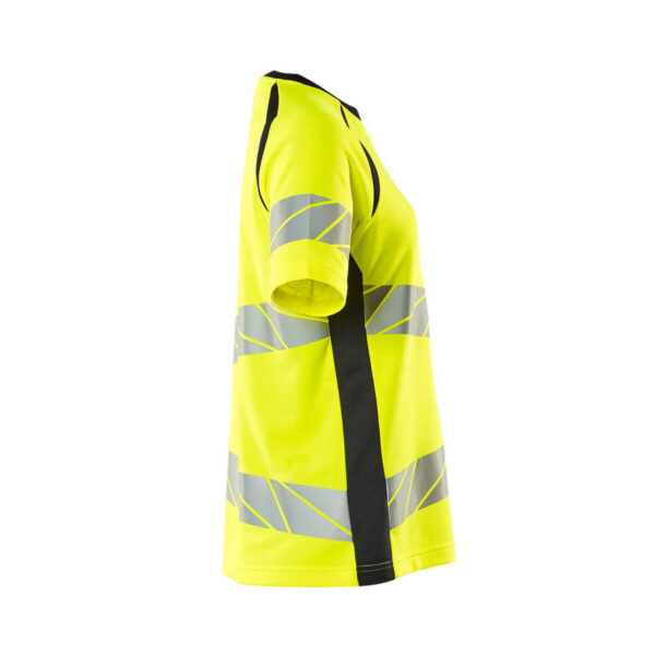 MASCOT-19092-771-hi-vis-gelb-schwarzblau-model - Toolcon.works MASCOT T-Shirt ACCELERATE SAFE 19092-771