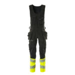 MASCOT-19169-711-schwarz-hi-vis-gelb-front - Toolcon.works MASCOT Kombihose ACCELERATE SAFE 19169-711