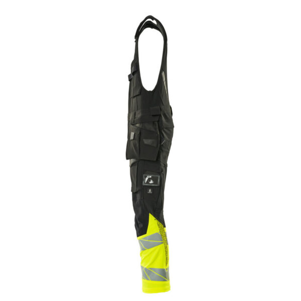 MASCOT-19169-711-schwarz-hi-vis-gelb-side - Toolcon.works MASCOT Kombihose ACCELERATE SAFE 19169-711