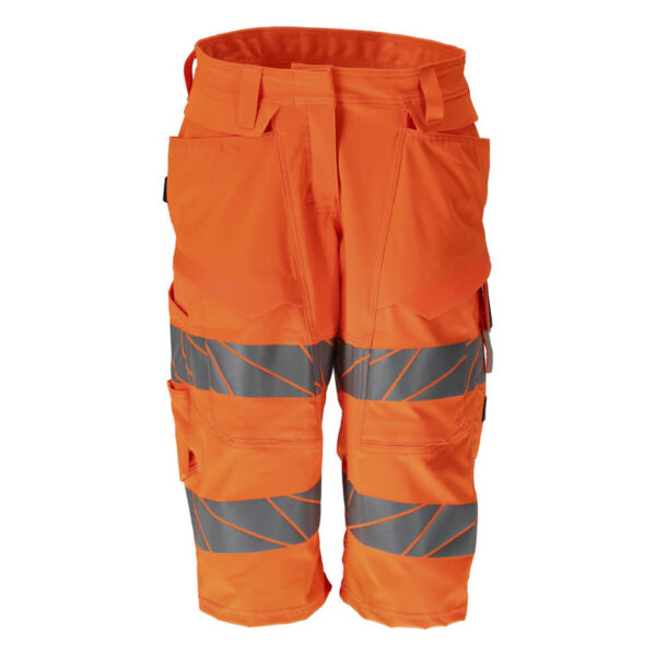MASCOT Shorts, lang ACCELERATE SAFE in Hi-vis Orange, Vorderansicht