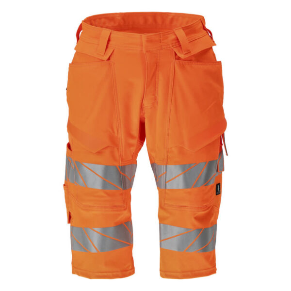 MASCOT Shorts, lang ACCELERATE SAFE in Hi-vis Orange, Vorderansicht
