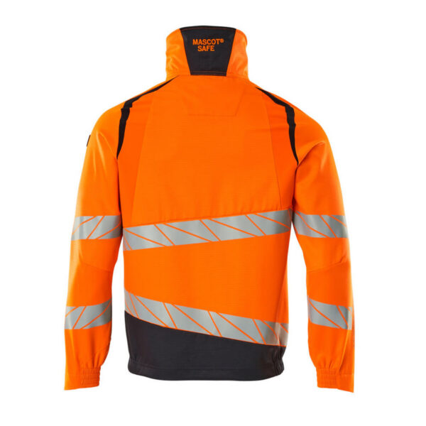 MASCOT-19509-236-hi-vis-orange-schwarzblau-back - Toolcon.works MASCOT Jacke ACCELERATE SAFE 19509-236