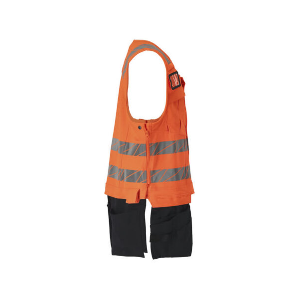 MASCOT-19589-711-hi-vis-orange-schwarzblau-model - Toolcon.works MASCOT Werkzeugweste ACCELERATE SAFE 19589-711