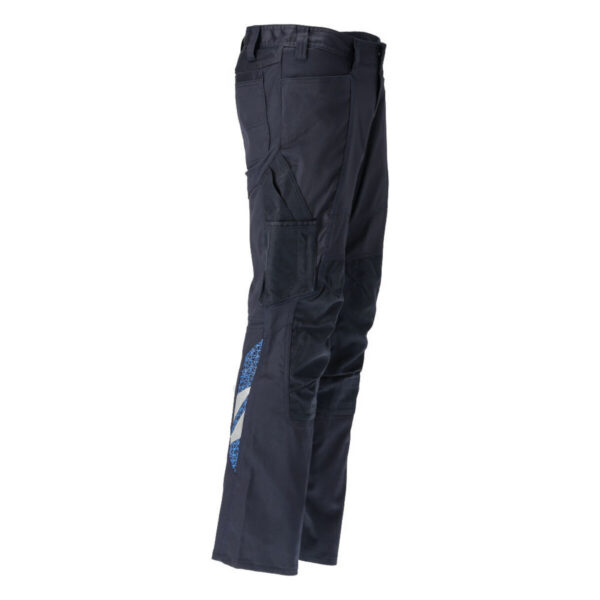 MASCOT-20679-439-schwarzblau-seitenansicht-rechts - Toolcon.works MASCOT Hose mit Knietaschen ACCELERATE 20679-439