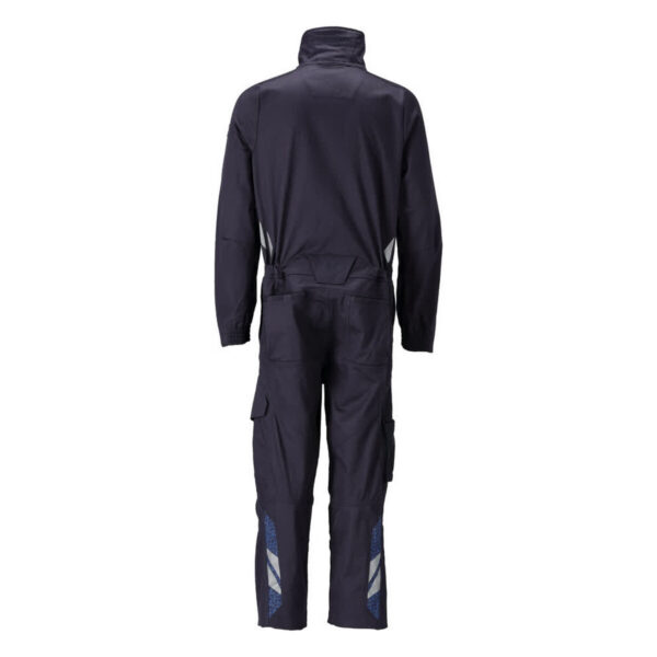 MASCOT-20719-563-schwarzblau-rueckansicht - Toolcon.works MASCOT Overall mit Knietaschen ACCELERATE 20719-563