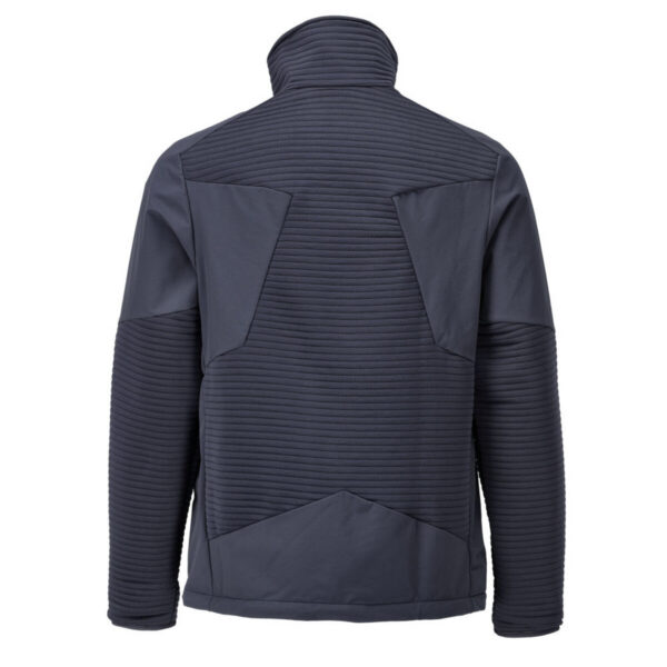 MASCOT-22005-681-schwarzblau-back - Toolcon.works MASCOT Fleecejacke mit kurzem Reißverschluss und Futter CUSTOMIZED 22005-681