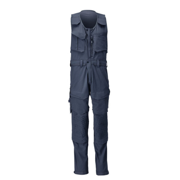 MASCOT Kombihose mit Knietaschen CUSTOMIZED in Schwarzblau, Vorderansicht