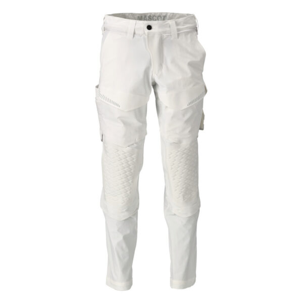 MASCOT Hose mit Knietaschen, Maler CUSTOMIZED in Weiß, Vorderansicht