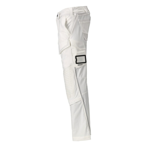 MASCOT-22079-605-weiss-side - Toolcon.works MASCOT Hose mit Knietaschen, Maler CUSTOMIZED 22079-605