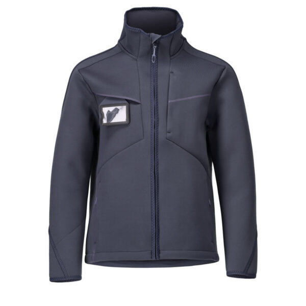 MASCOT Softshelljacke CUSTOMIZED in Schwarzblau, Vorderansicht