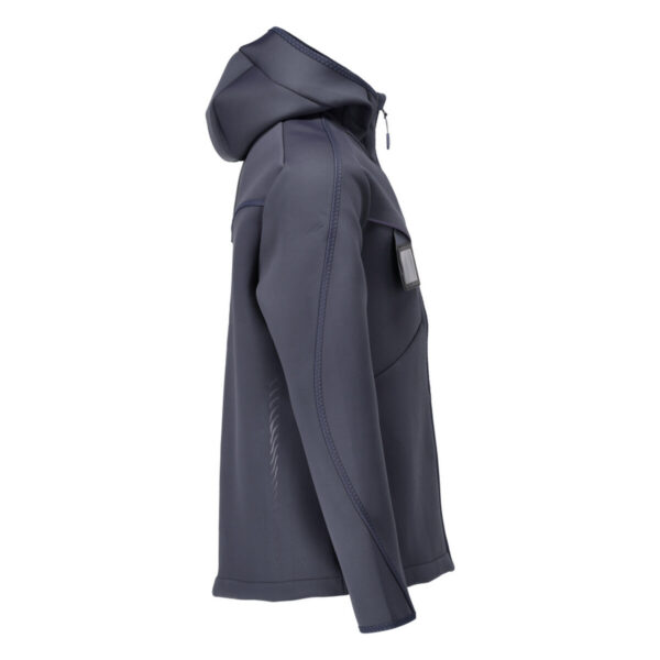 MASCOT-22086-662-schwarzblau-model - Toolcon.works MASCOT Softshelljacke mit Kapuze CUSTOMIZED 22086-662