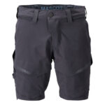 MASCOT-22149-605-schwarzblau-front - Toolcon.works MASCOT Shorts CUSTOMIZED 22149-605