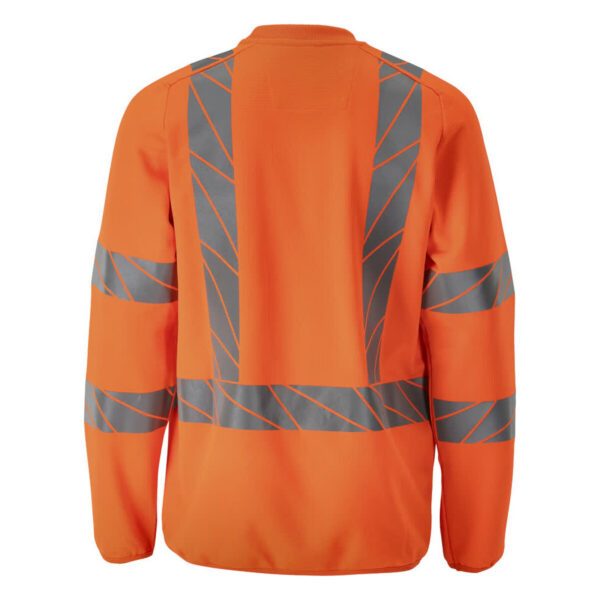 MASCOT-22184-781-hi-vis-orange-back - Toolcon.works MASCOT Sweatshirt ACCELERATE SAFE 22184-781
