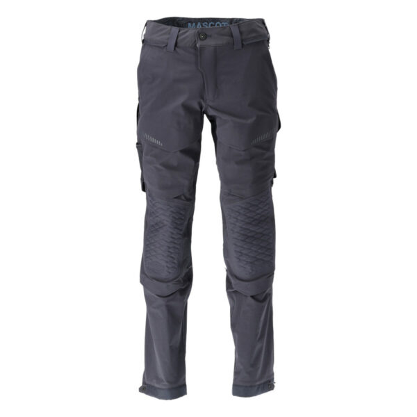 MASCOT Hose mit Knietaschen CUSTOMIZED in Schwarzblau, Vorderansicht