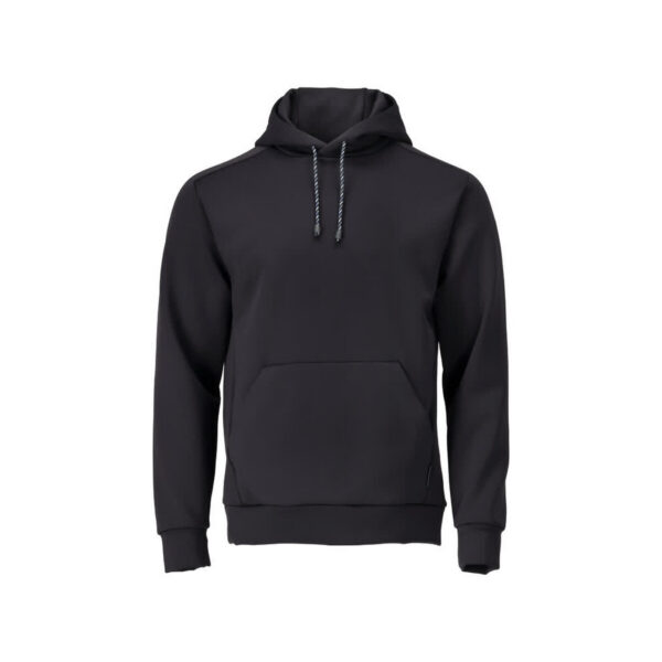 MASCOT Fleece Kapuzenpullover CUSTOMIZED in Schwarzblau, Vorderansicht