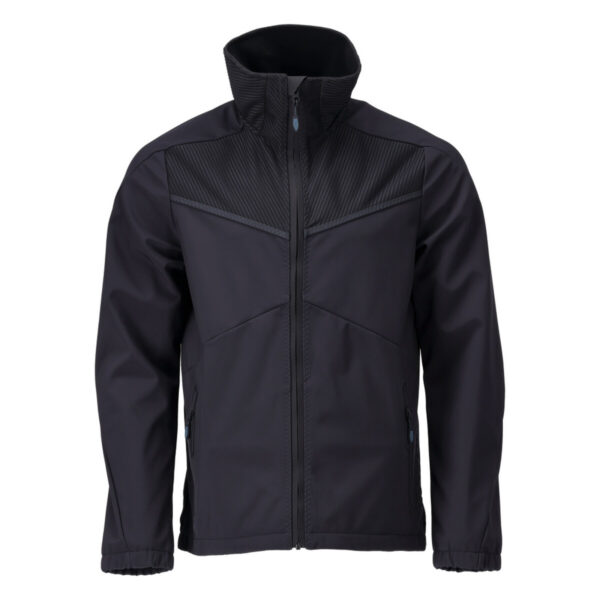 MASCOT Softshelljacke CUSTOMIZED in Schwarzblau, Vorderansicht