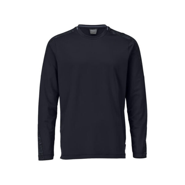 MASCOT Langarmshirt CUSTOMIZED in Schwarzblau, Vorderansicht