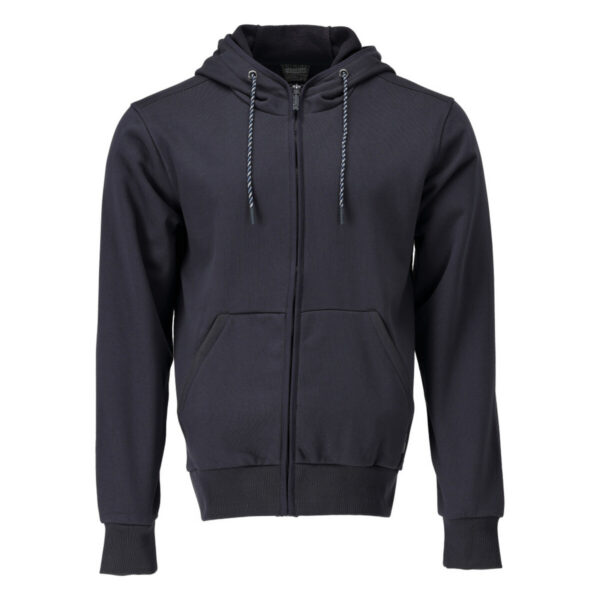 MASCOT Kapuzenpullover mit Reißverschluss CUSTOMIZED in Schwarzblau, Vorderansicht