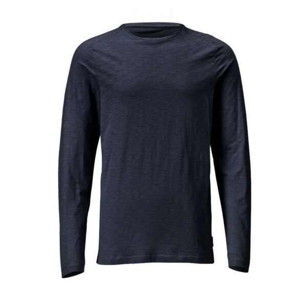 MASCOT Langarmshirt CUSTOMIZED in Schwarzblau, Vorderansicht