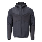 MASCOT-22603-681-schwarzblau-front - Toolcon.works MASCOT Fleece Kapuzensweatshirt mit Reißverschluss CUSTOMIZED 22603-681