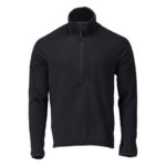 MASCOT-22703-639-schwarzblau-front - Toolcon.works MASCOT Microfleece Pullover mit kurzem Reißverschluss CUSTOMIZED 22703-639