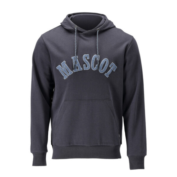 MASCOT Kapuzenpullover CUSTOMIZED in Schwarzblau, Vorderansicht