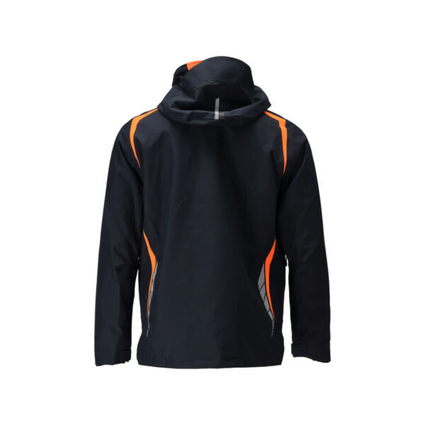 MASCOT-23001-231-schwarzblau-hi-vis-orange-back - Toolcon.works MASCOT Hardshelljacke ACCELERATE SAFE 23001-231