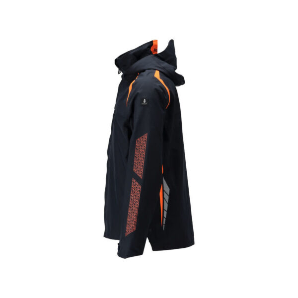 MASCOT-23001-231-schwarzblau-hi-vis-orange-side - Toolcon.works MASCOT Hardshelljacke ACCELERATE SAFE 23001-231