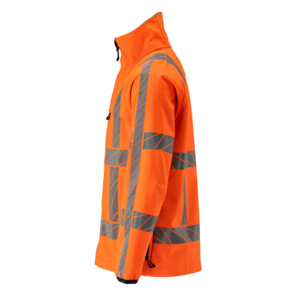 MASCOT-24002-143-hi-vis-orange-side - Toolcon.works MASCOT Softshelljacke ACCELERATE SAFE 24002-143