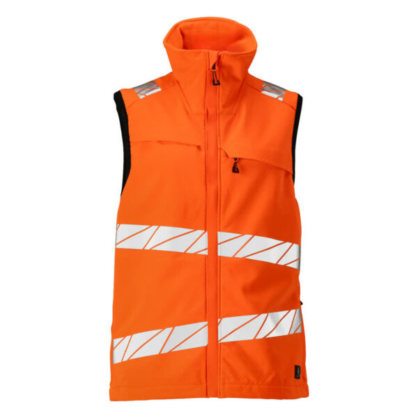 MASCOT Softshellweste ACCELERATE SAFE in Hi-vis Orange, Vorderansicht