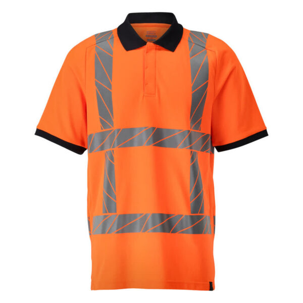 MASCOT Polo-Shirt ACCELERATE SAFE in Hi-vis Orange, Vorderansicht