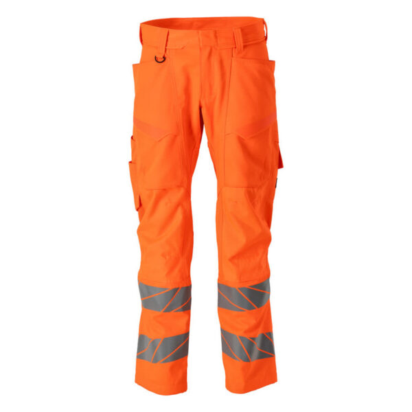 MASCOT Hose mit Knietaschen ACCELERATE SAFE in Hi-vis Orange, Vorderansicht