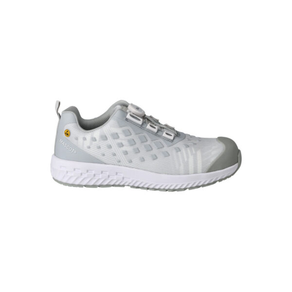 MASCOT Sicherheitsschuhe FOOTWEAR CUSTOMIZED in Weiss/Hellgrau-meliert, Seitenansicht