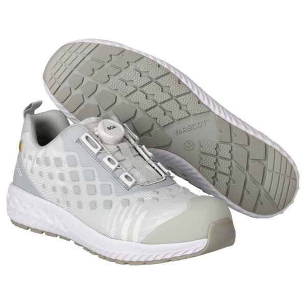 MASCOT-F0650-704-weiss-hellgrau-meliert-sohle - Toolcon.works MASCOT Sicherheitsschuhe FOOTWEAR CUSTOMIZED F0650-704