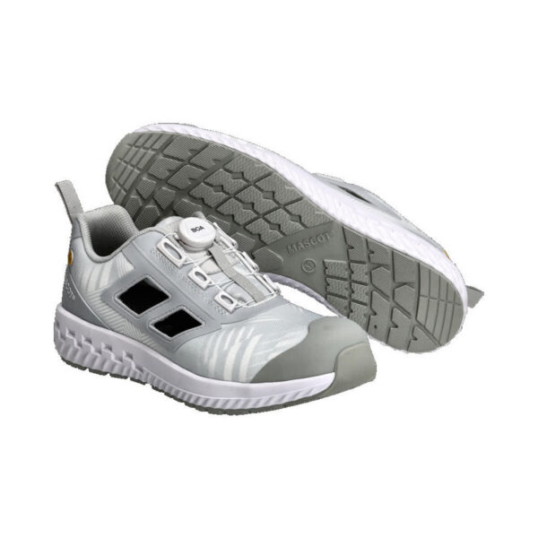 MASCOT-F0651-704-weiss-hellgrau-meliert-sohle - Toolcon.works MASCOT Sicherheitssandalen FOOTWEAR CUSTOMIZED F0651-704