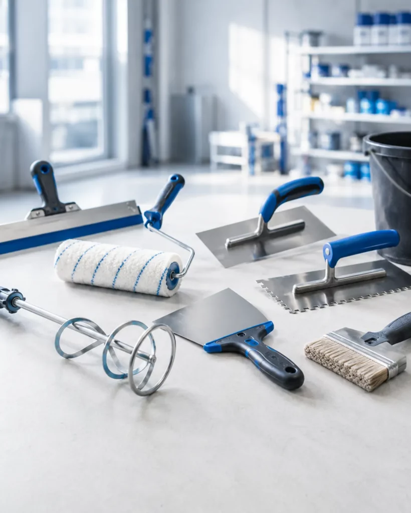Profiwerkzeug für Beschichtung, Maler & Stuckateure (Hochformat) - Toolcon.works Leistungen