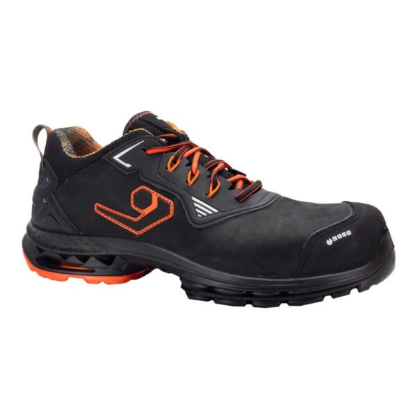 Base Sicherheitshalbschuh Amsterdam ESD S3S in schwarz/orange