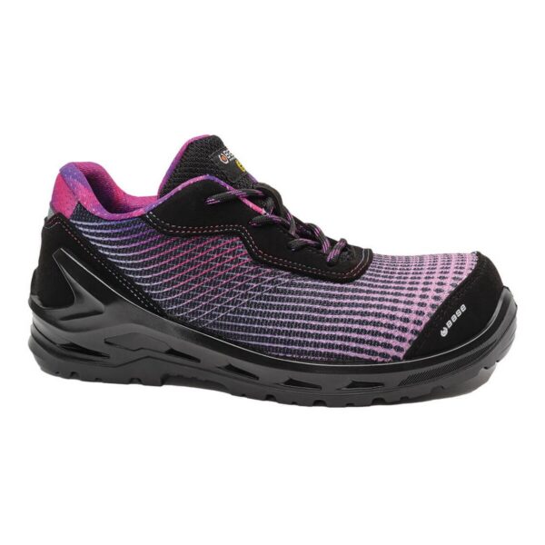 Base Sicherheitshalbschuh Arya ESD S1P in schwarz/fuchsia
