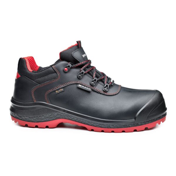 Base Sicherheitshalbschuh Be-Dry Low S7S in schwarz/rot