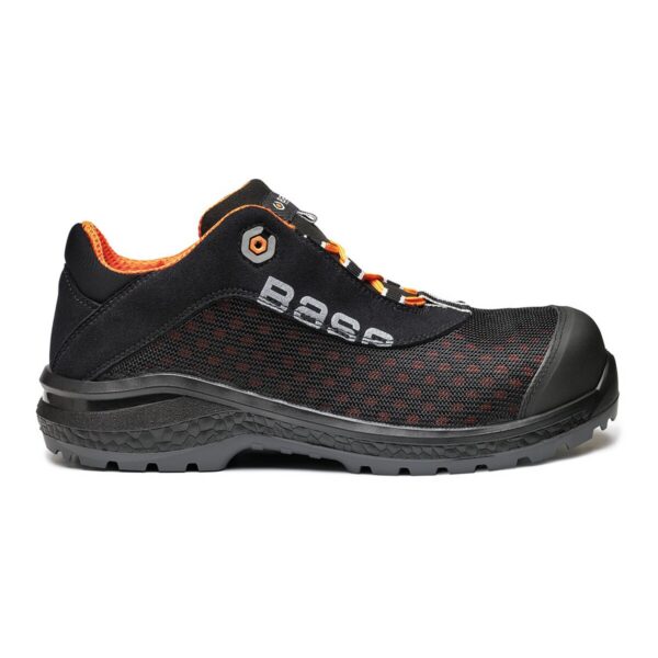 Base Sicherheitshalbschuh Be-Fit S1P in schwarz/orange