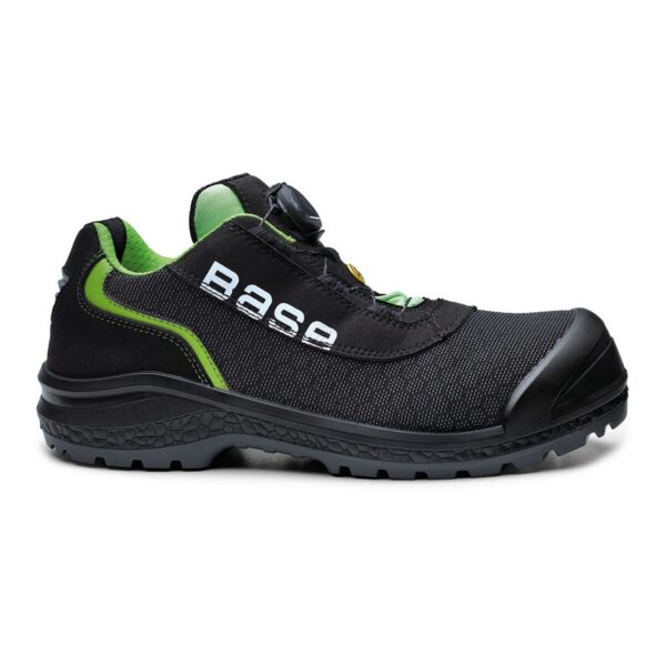 Base Sicherheitshalbschuh Be-Ready ESD S1P in schwarz/grün