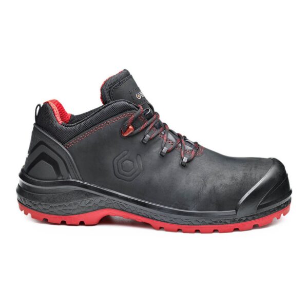 Base Sicherheitshalbschuh Be-Uniform S3S in schwarz/rot