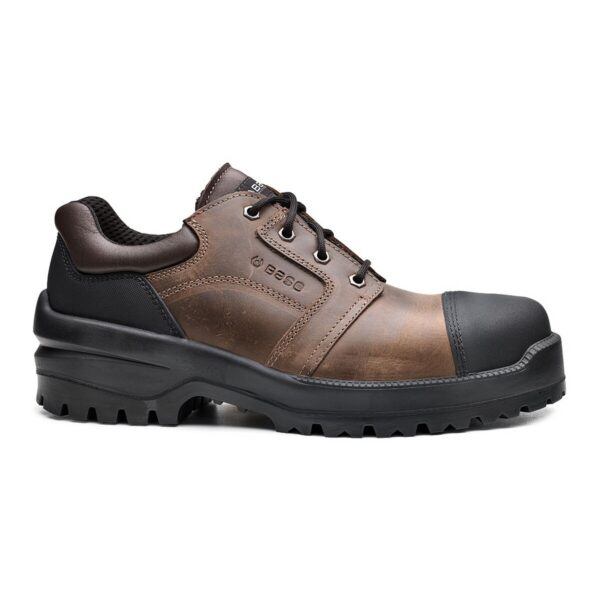 Base Sicherheitshalbschuh Bison S3L in braun/schwarz