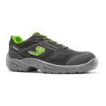 Base Sicherheitshalbschuh Cadorna S1PS – grau/grün - Toolcon.works Base Sicherheitshalbschuh Cadorna S1PS