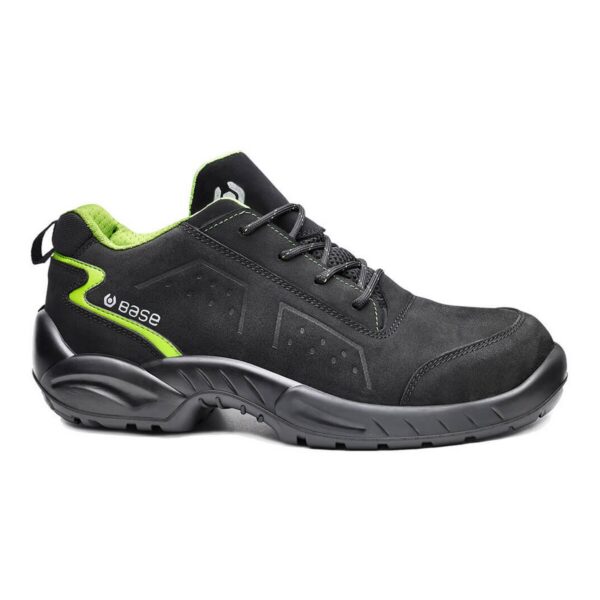 Base Sicherheitshalbschuh Chester S3L in schwarz/grün
