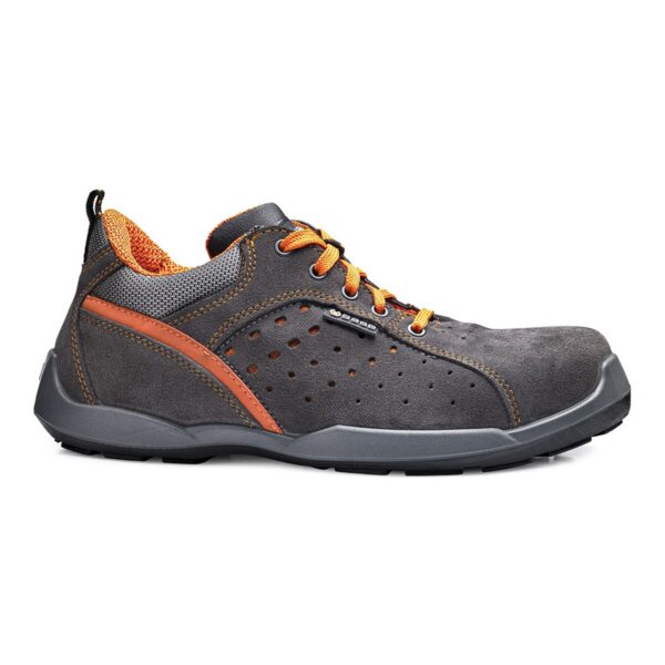 Base Sicherheitshalbschuh Climb S1PS in grau/orange