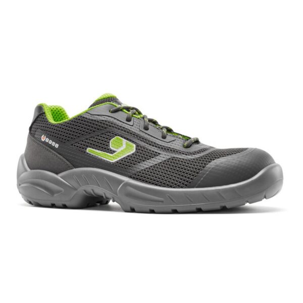Base Sicherheitshalbschuh Euston S1PS in grau/grün