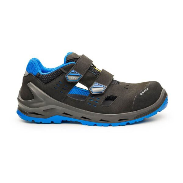 Base Sicherheitshalbschuh I-Bit ESD S1PS in schwarz/blau