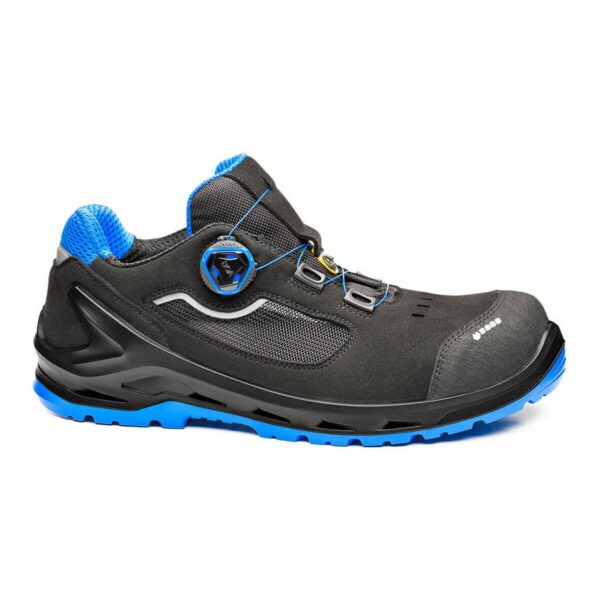 Base Sicherheitshalbschuh I-Code ESD S1P in schwarz/blau